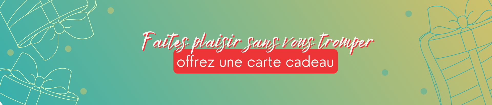 offrez une carte cadeau